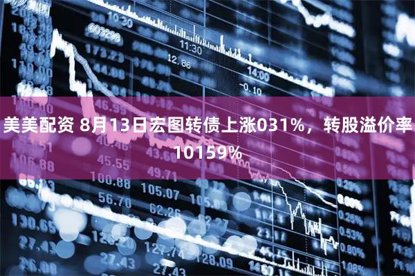 美美配资 8月13日宏图转债上涨031%，转股溢价率10159%